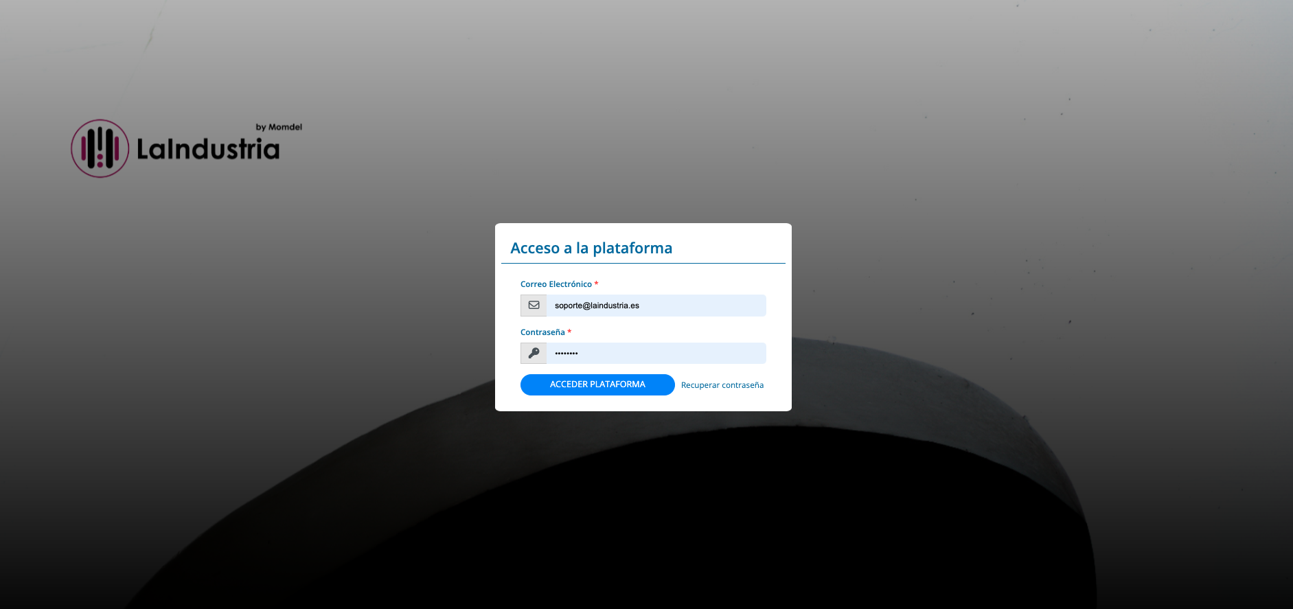 Página Login